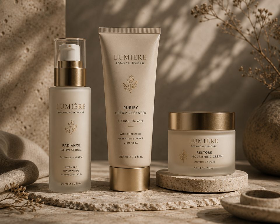Kosmetyki naturalne - serum, żel myjący, krem